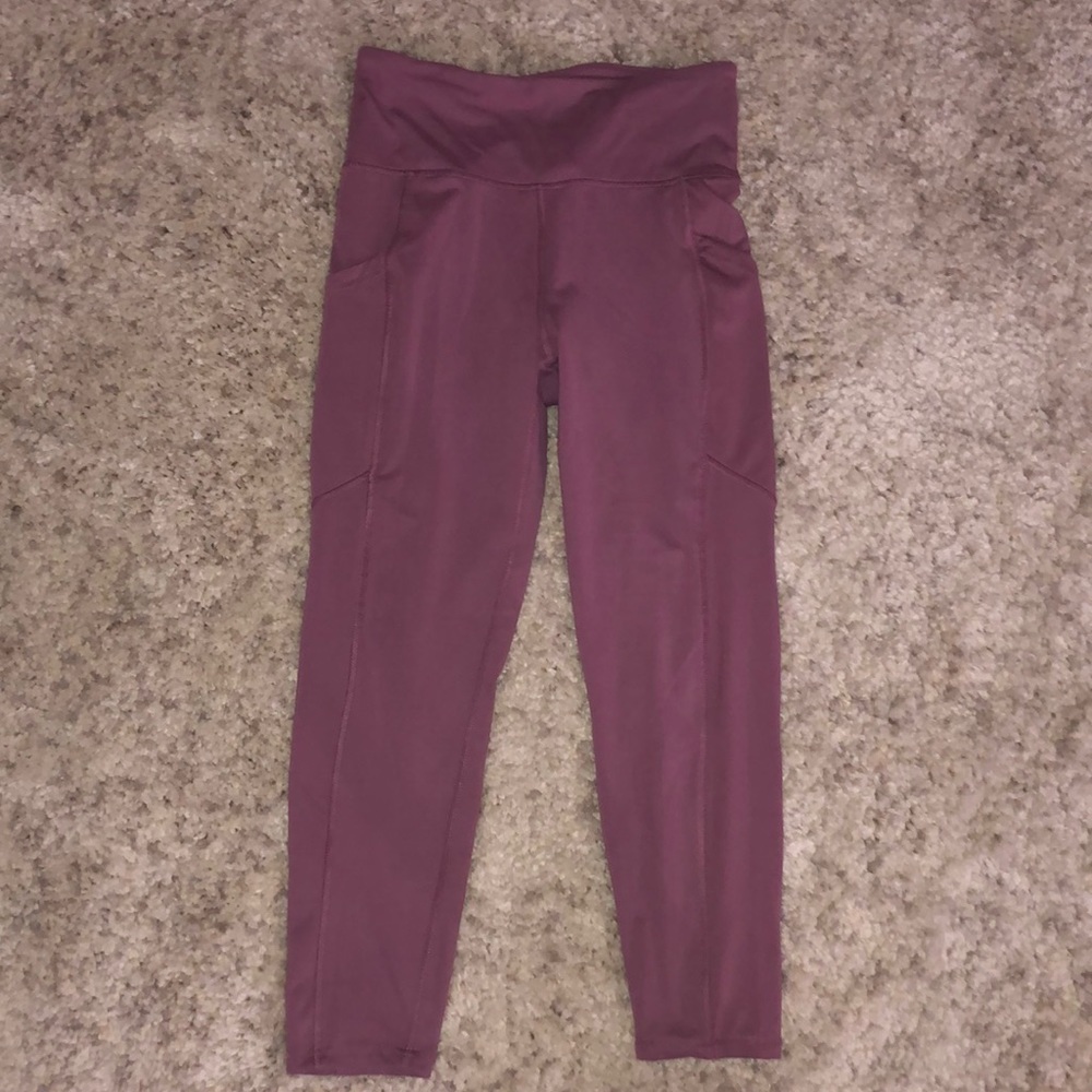 Balance collection mauve pink leggings in size: M